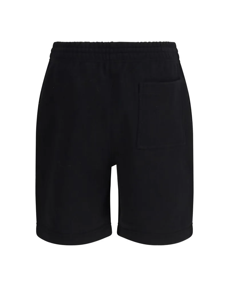 Burberry Men's Black Cotton Bermuda Shorts Black