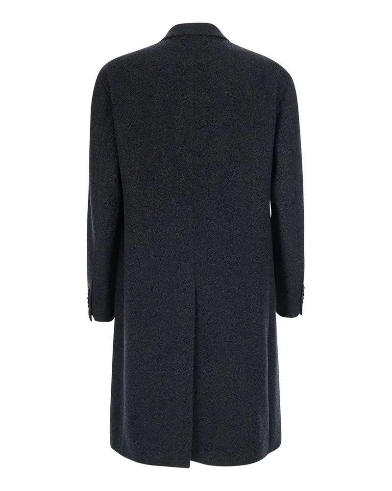 Tagliatore Men's Coat Tech Fabric Grey Gray