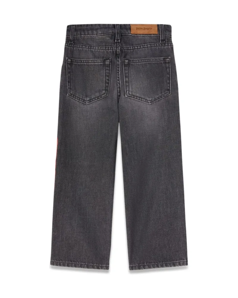 Palm Angels Cotton Denim Jeans — Black Black