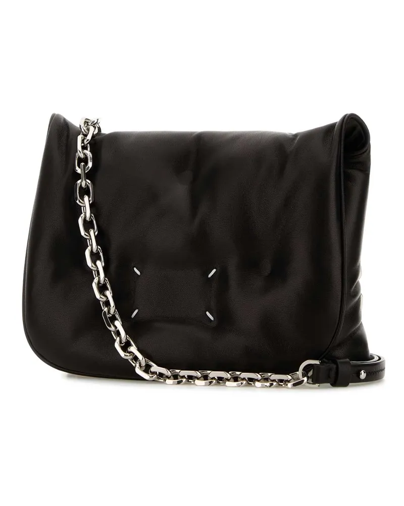 Maison Margiela Men's Black Leather Crossbody Bag Borse A Tracolla Black