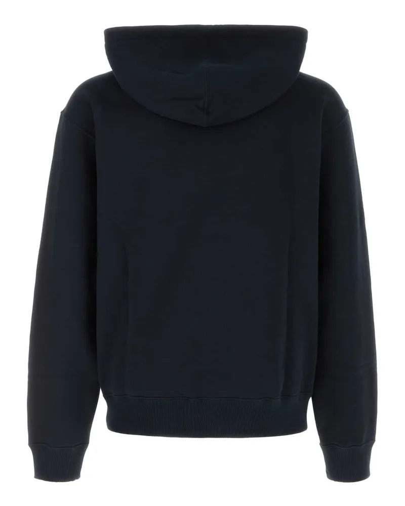 Jil Sander Men's Midnight Blue Cotton Sweatshirt 402 Exterior. Felpe Sweater Navy