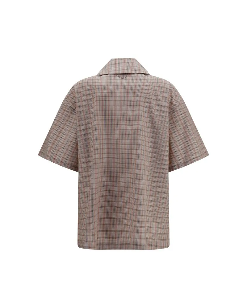 Prada Women's Multicolor Cotton Shortsleeve Shirt Multicolor