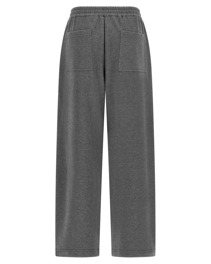 Brunello Cucinelli Pure Cotton Joggers — grey Grey