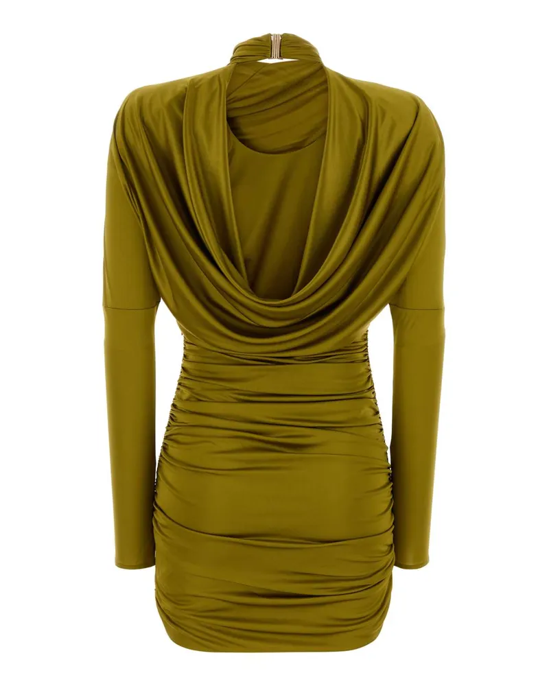 Balmain Open Dress — Green Green
