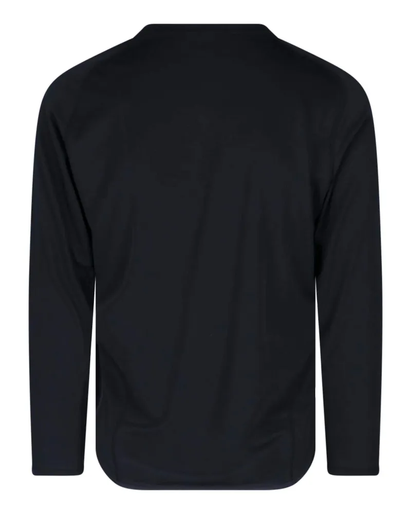 and wander Men's Minimal Logo T-Shirt Navy Polyester Navy