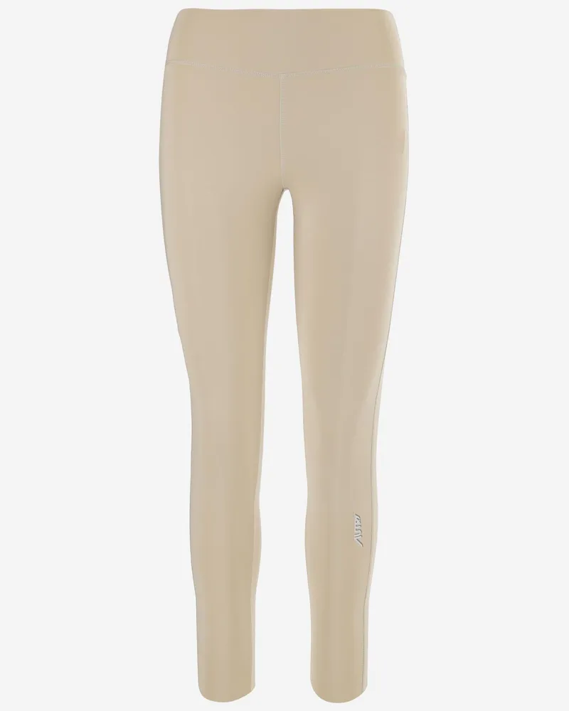 AUTRY High-Waist Nylon Blend Leggings — White White
