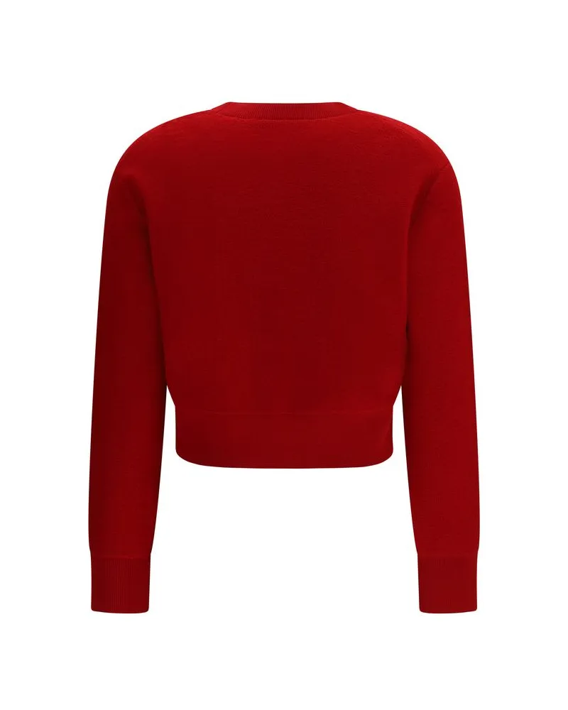 Tory Burch Women's Multicolor Wool Sweatshirt Clothing Red