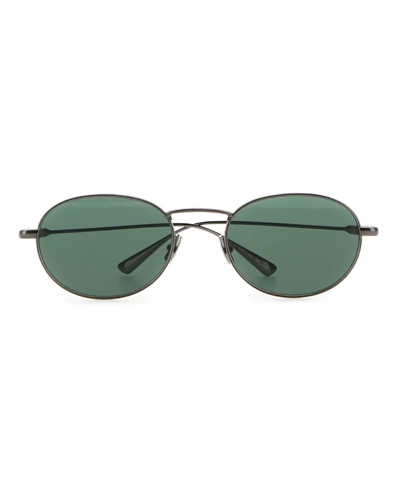 Saint Laurent Men's Ruthenium Metal Sl 799 Sunglasses Ruthgreen Exterior: Acetate Occhiali Da Sole Green