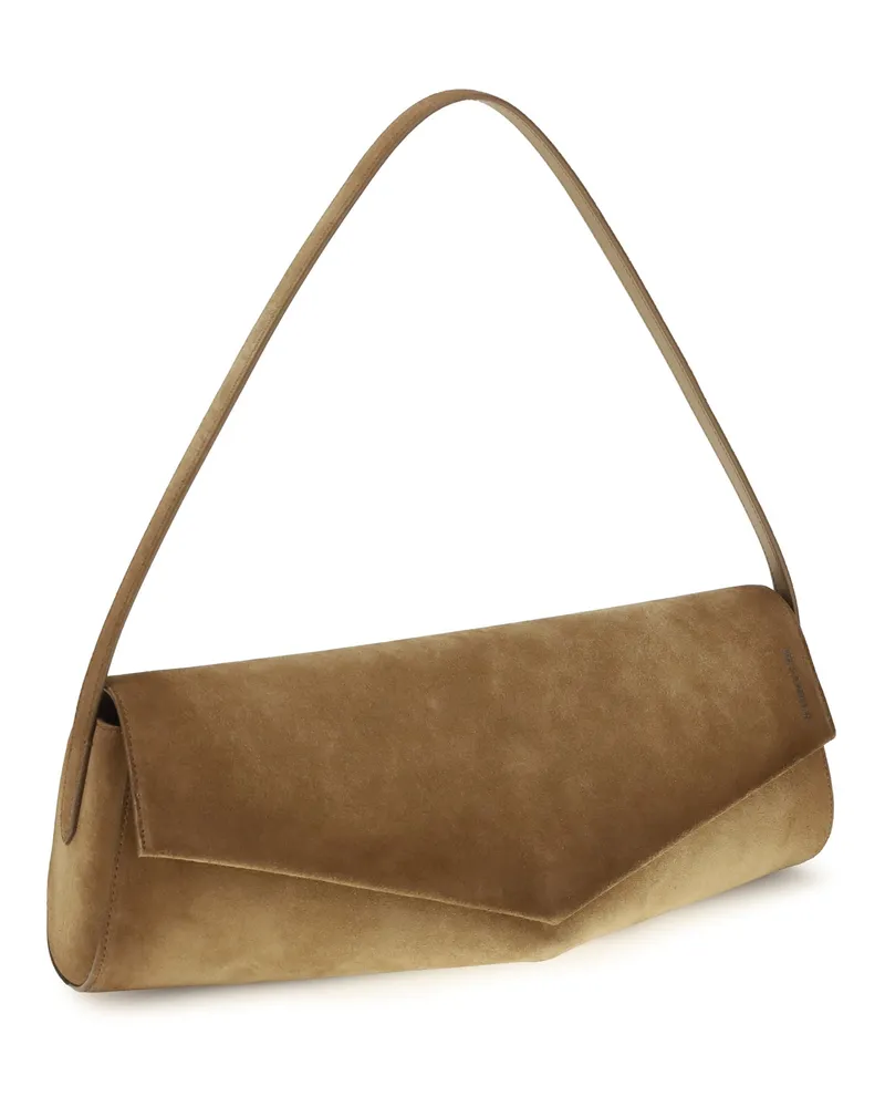 Jil Sander Kante Shoulder Bag — Brown Brown