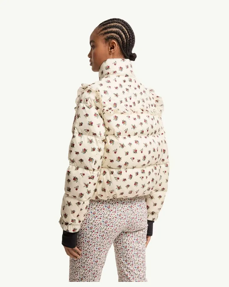 Moncler Down Jacket — Cream Cream