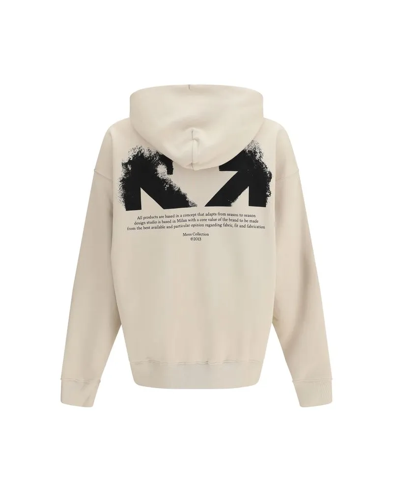 OFF-WHITE Men Beige Cotton Sweatshirt Clothing Beige