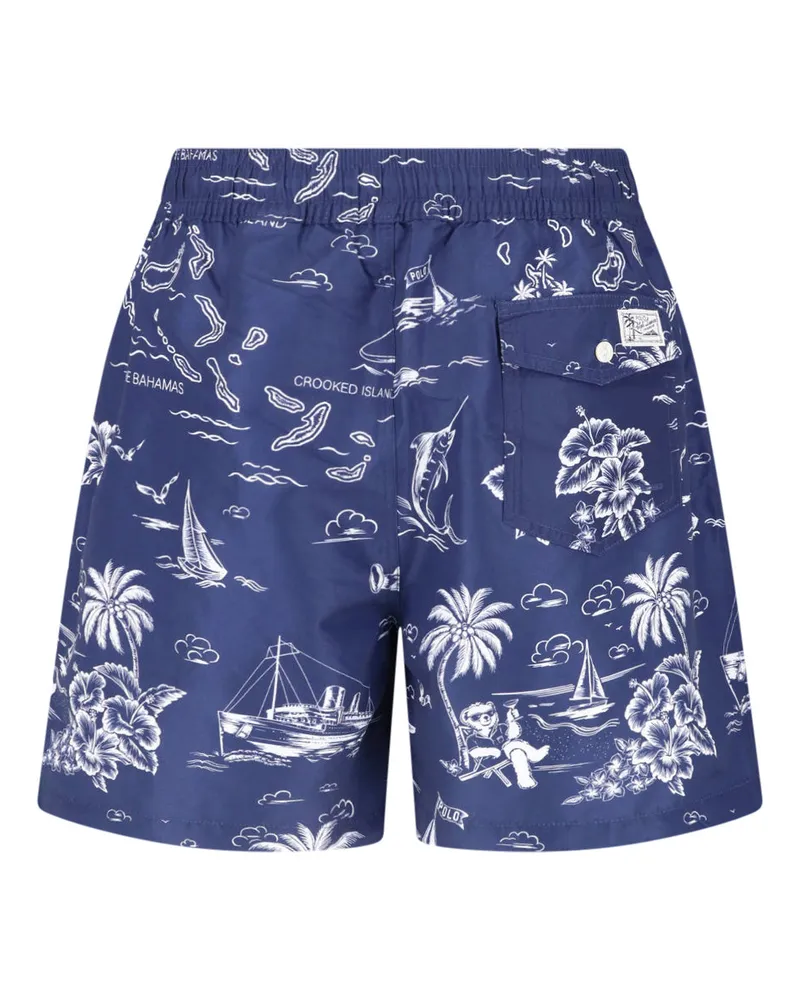 Ralph Lauren Men's Sea Clothing Blue Recycled Polyester Navy