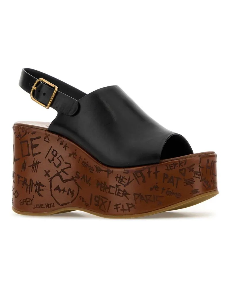 Chloé Black Sandal Black