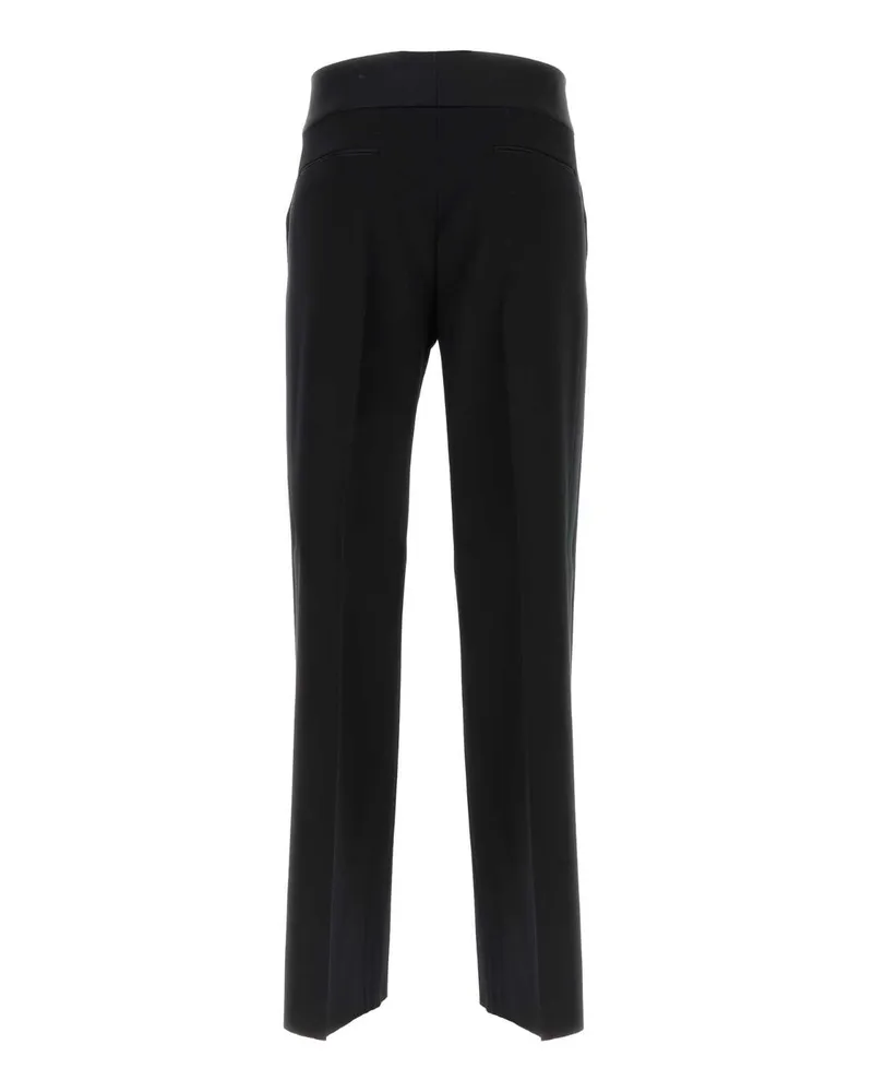 Valentino Garavani Black Exterior: Virgin Wool Pantaloni Trousers Black