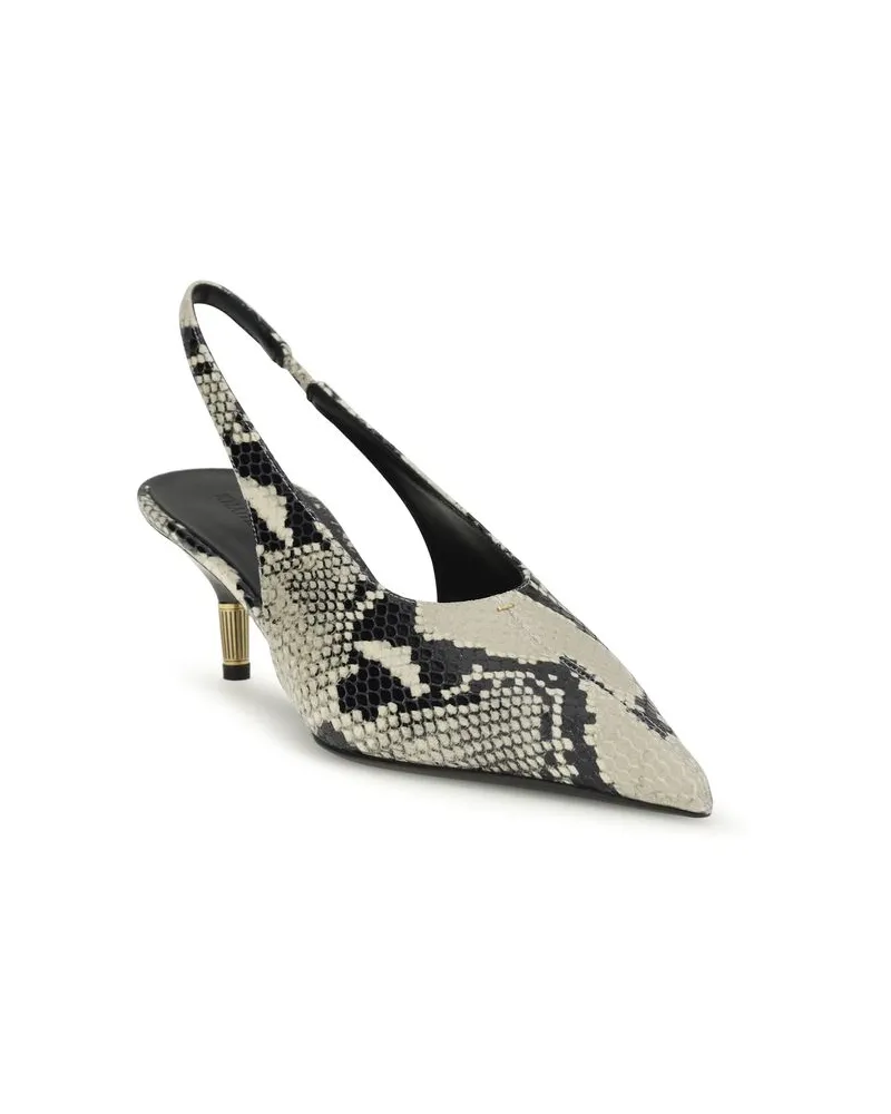 KHAITE Women's Multicolor Calf Leather Bos Taurus High Heel Pumps Multicolor