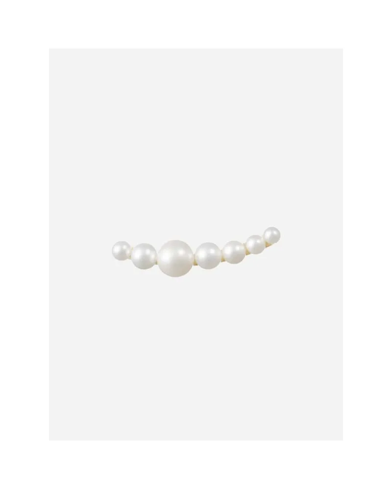 Sophie Bille Brahe Women's Croissant Moon Droit Jewelry Bijoux White