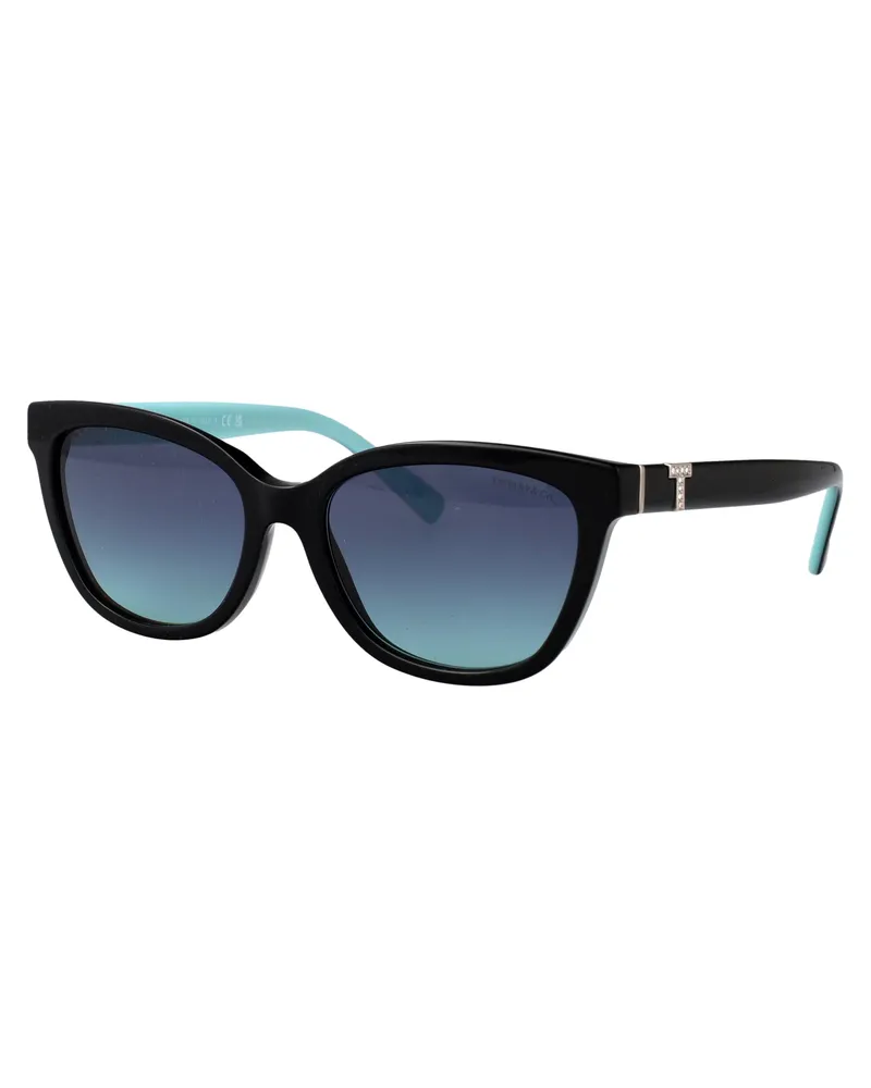Tiffany & Co. 0TF4237B Gradient-Tinted Acetate Sunglasses — Black Black