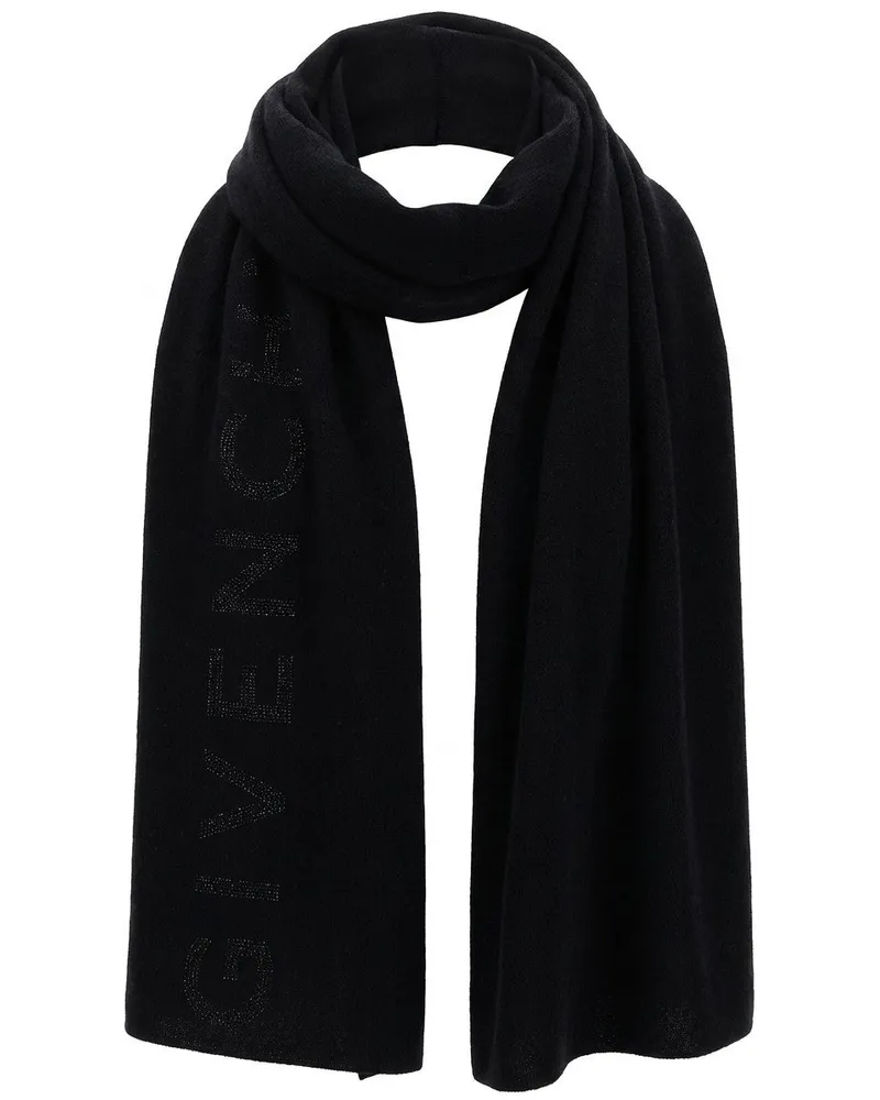 Givenchy Women's Black Wool Scarf Black