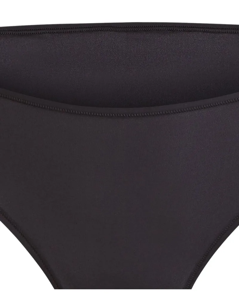 032c Cheeky Cut Briefs — Black Black