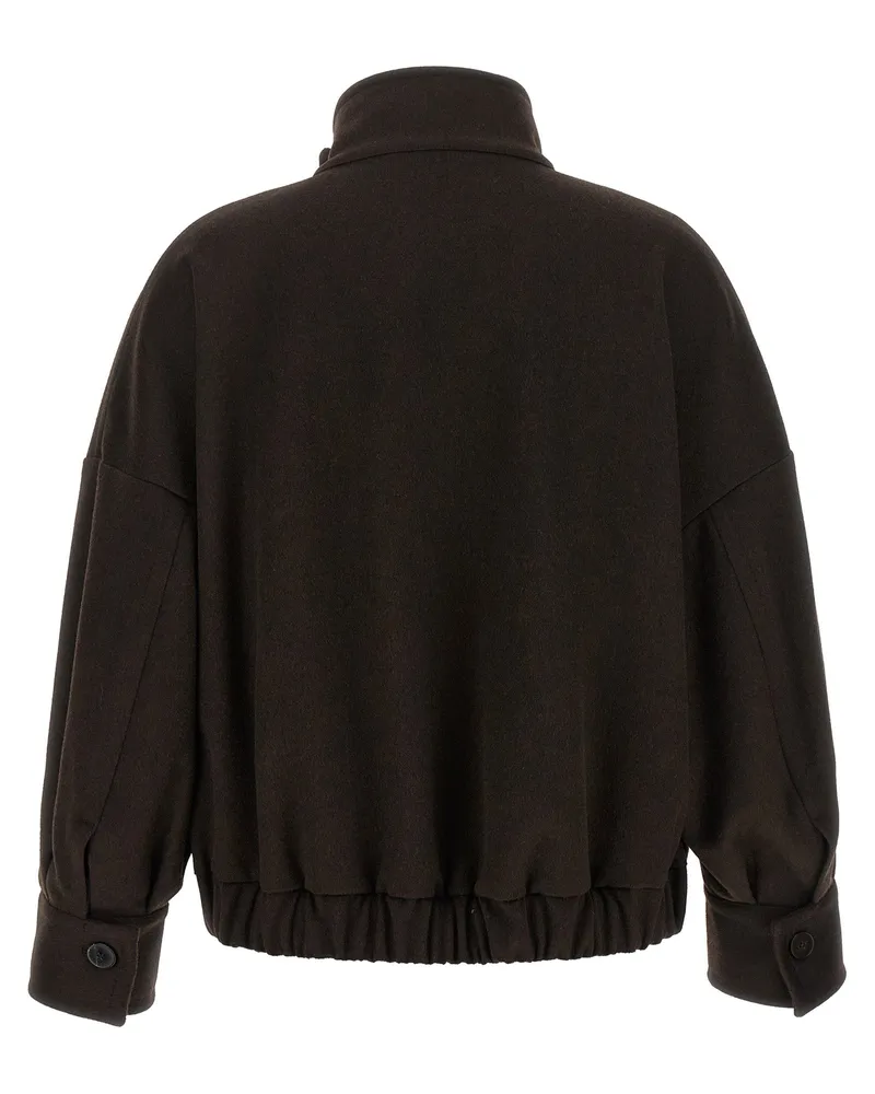 Alberto Biani Loro Piana Wool Jacket — black Black
