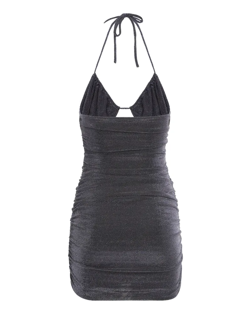 Zeynep Arcay Women's Mini Jersey Dress With Lurex Yarn Blue Viscose Blue