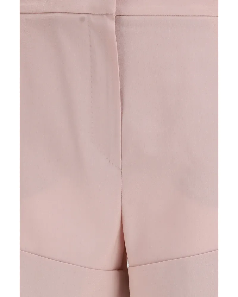 Max Mara Mohair and Silk Canvas Shorts — Beige Beige