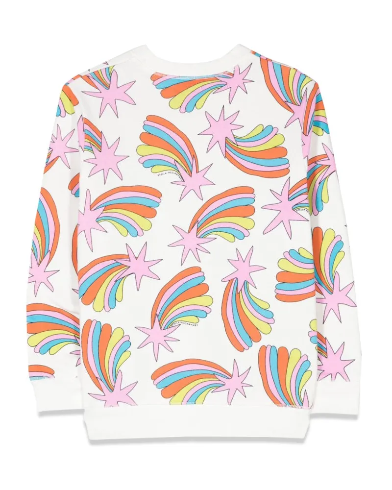 Stella McCartney Cotton Sweatshirt — Ivory Ivory
