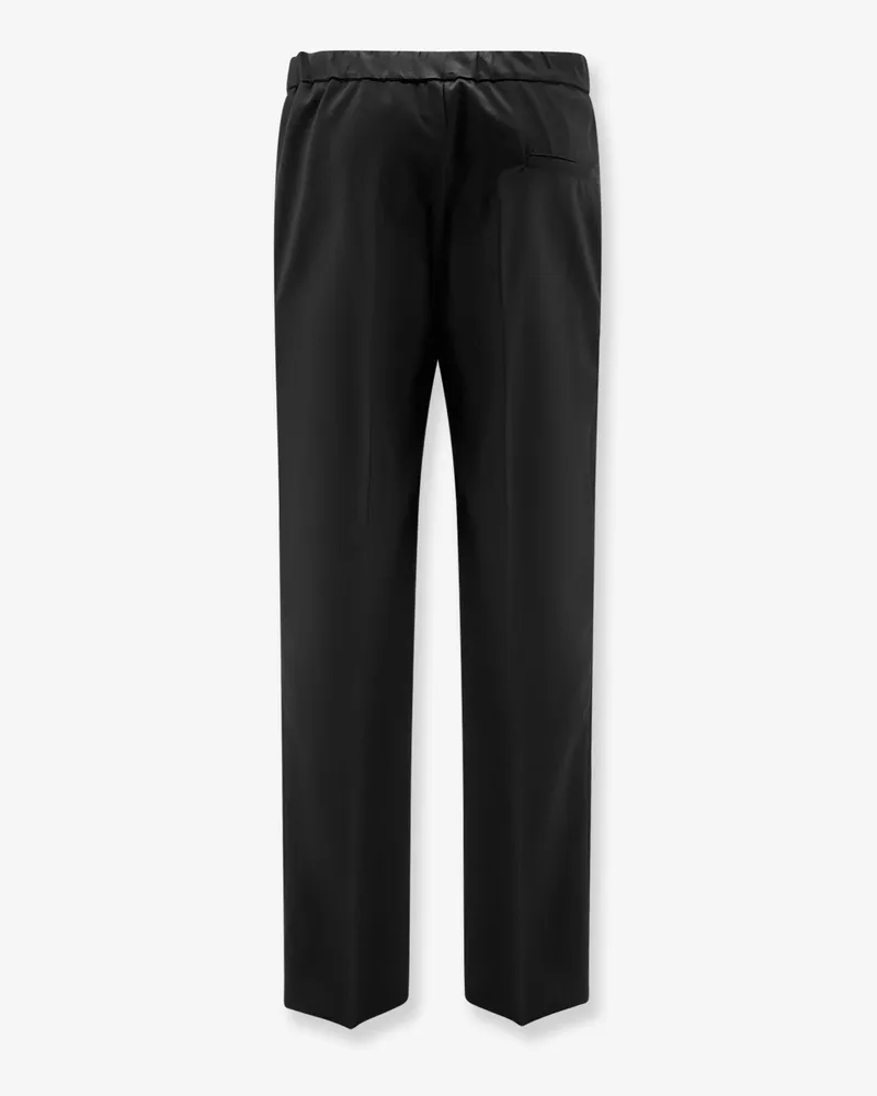 Hevò Men Trousers Torre Chianca Black Linen Black