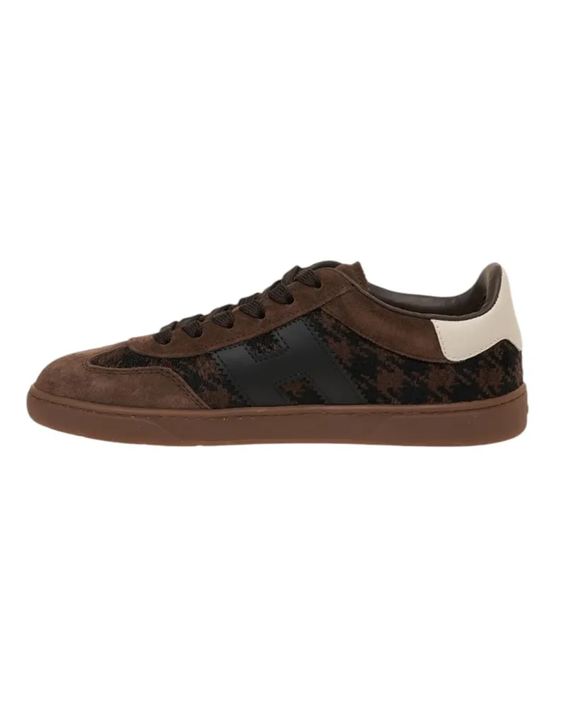 Hogan Women's Sneakers Cool Suede Brown Upper: Fabric (viscose Trainers 