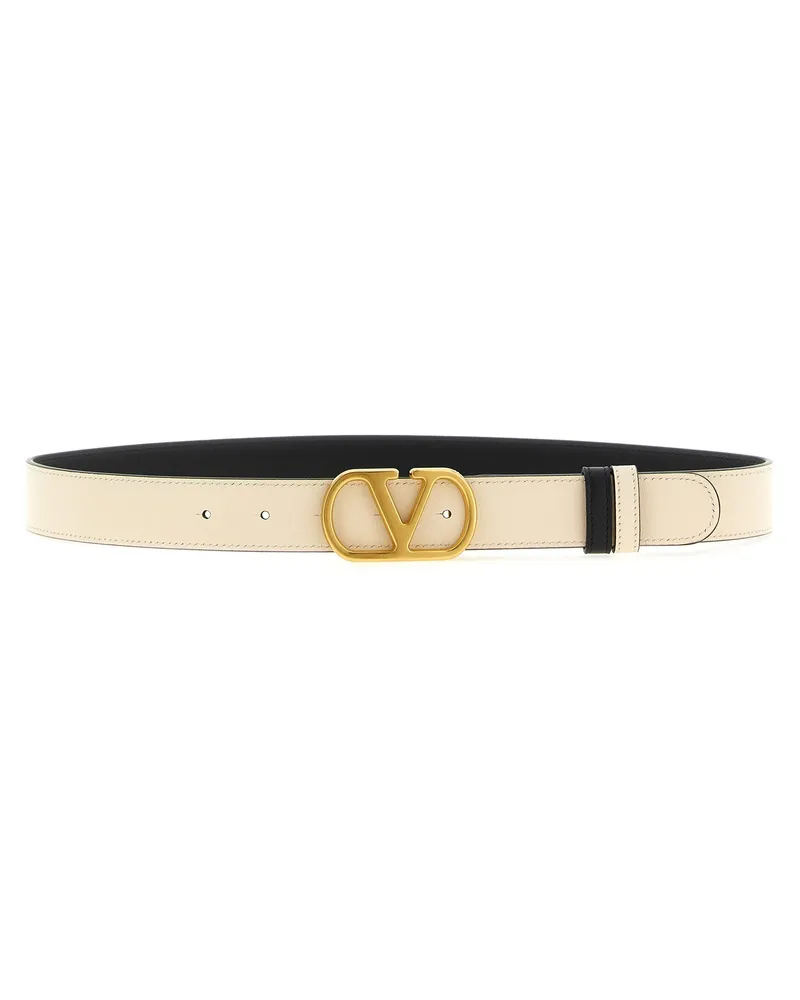 Valentino Garavani Women's Multicolor Calfskin Regular Belt Black