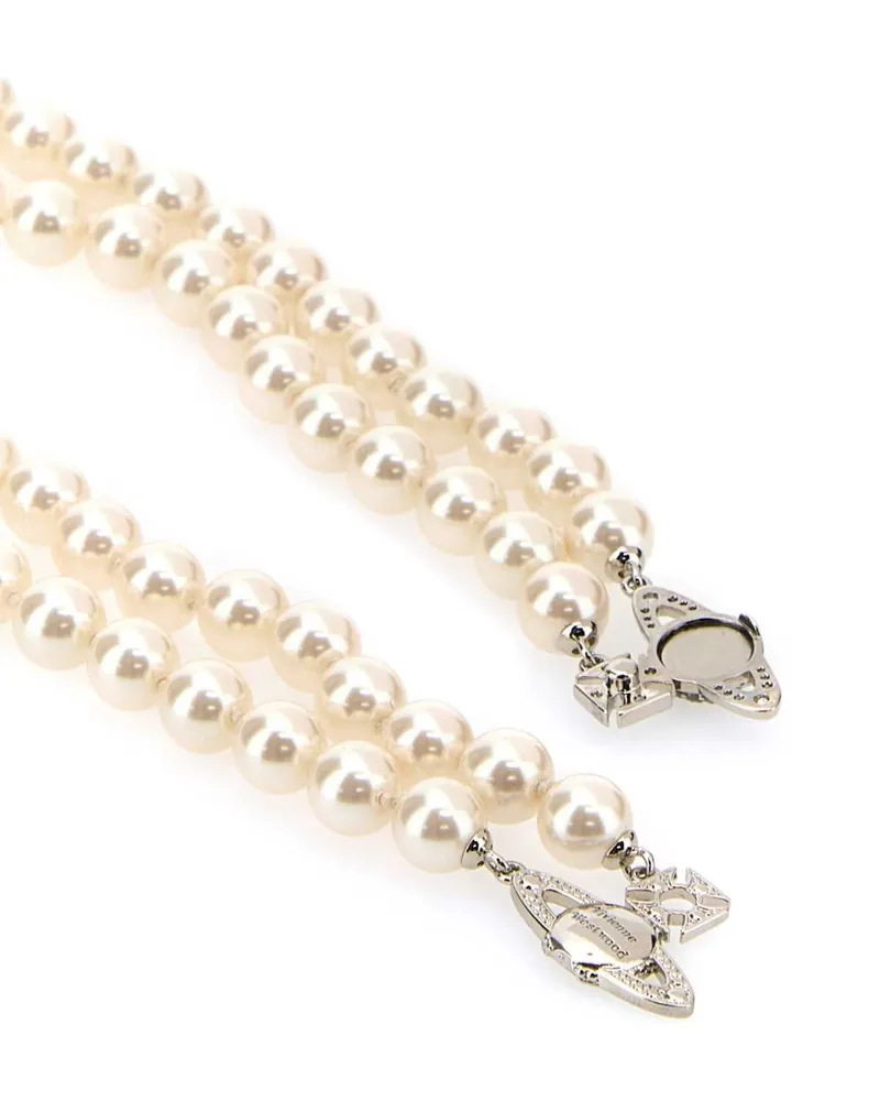 Vivienne Westwood Pearl Strand Necklace — White White