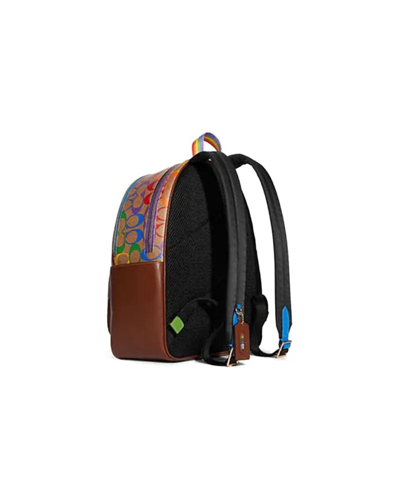 Coach Women's Backpack Multicolour Coated Canvas Multicolor