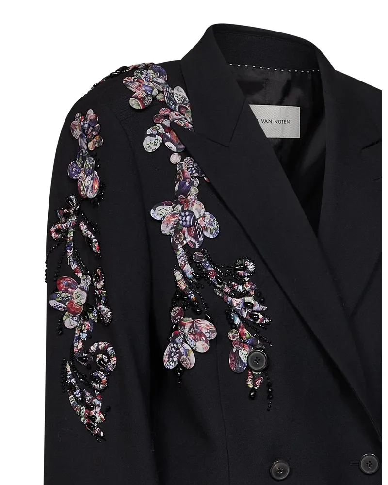 Dries van Noten Barrysta Blazer — Black Black