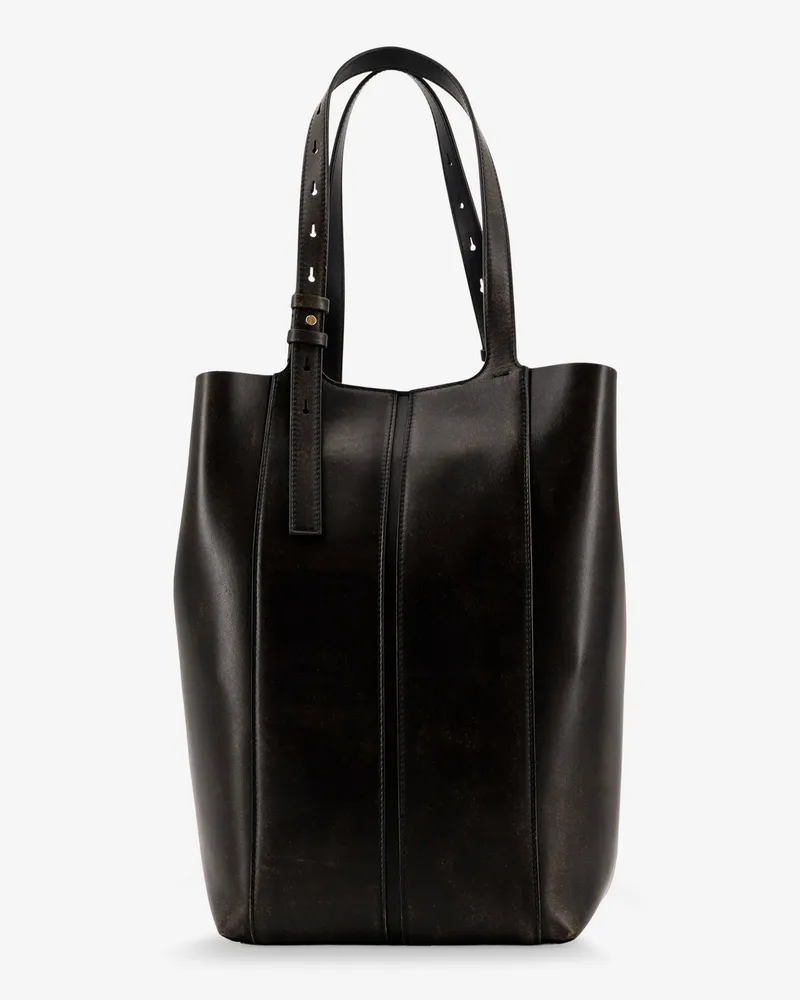 Golden Goose Women's Vintage Leather Shoulder Bag Black Lining: Cow Black