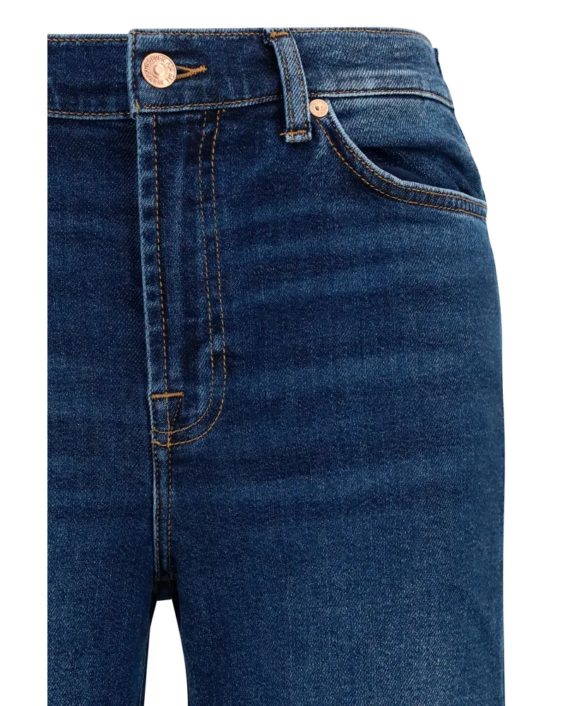 7 for all mankind Women's Jeans Modern Dojo Blue Vibe Cotton Blue