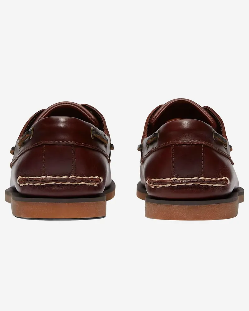 Timberland Men's Loafers Classic Boat Leather Brown Brown
