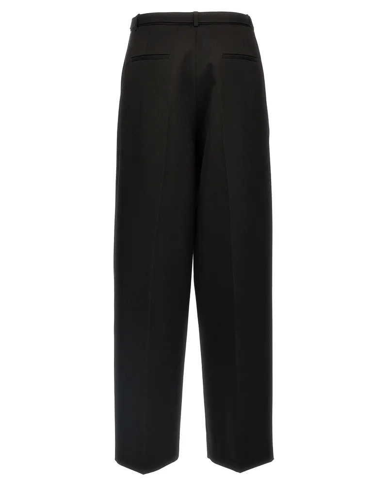 Jil Sander Wool Trousers — Black Black