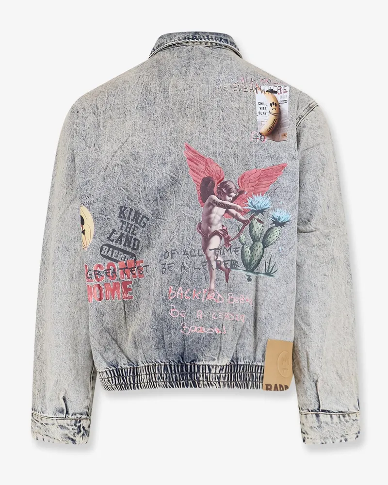 BARROW Men's Denim Jacket Blue Cotton Blue