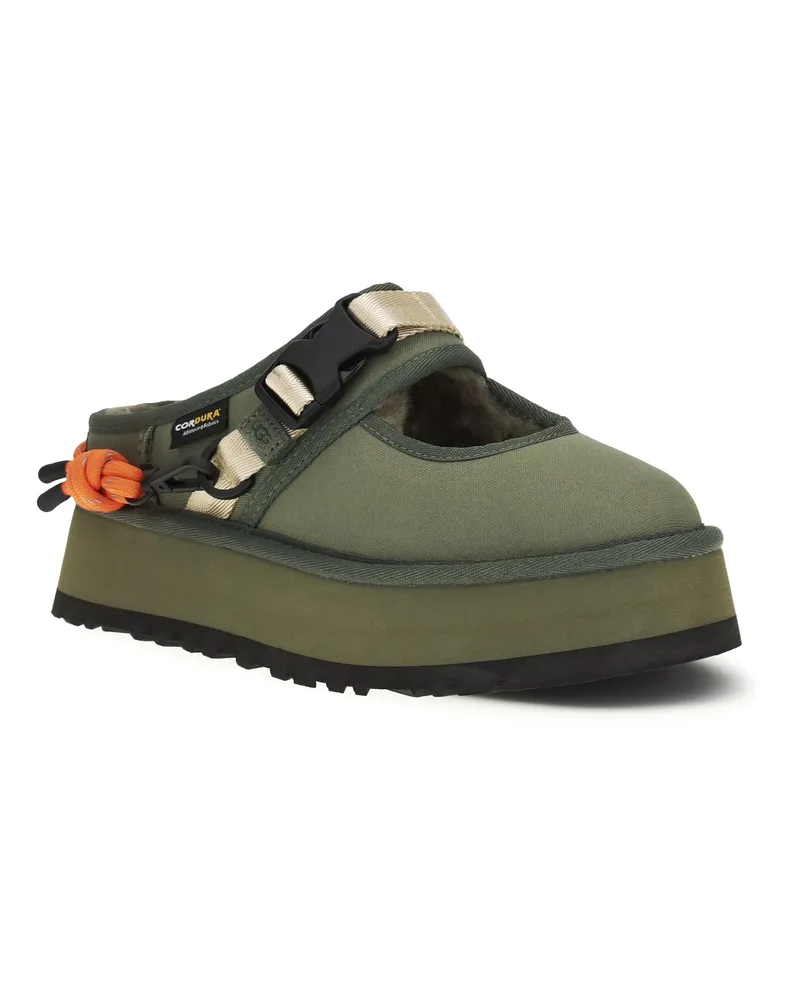UGG Women's Bea Wildwood Mary Jane Mules Burntolive Sandal Green