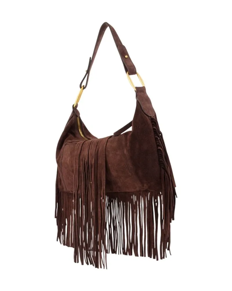Vanessa Bruno Mathilde Shoulder Bag — Brown Brown