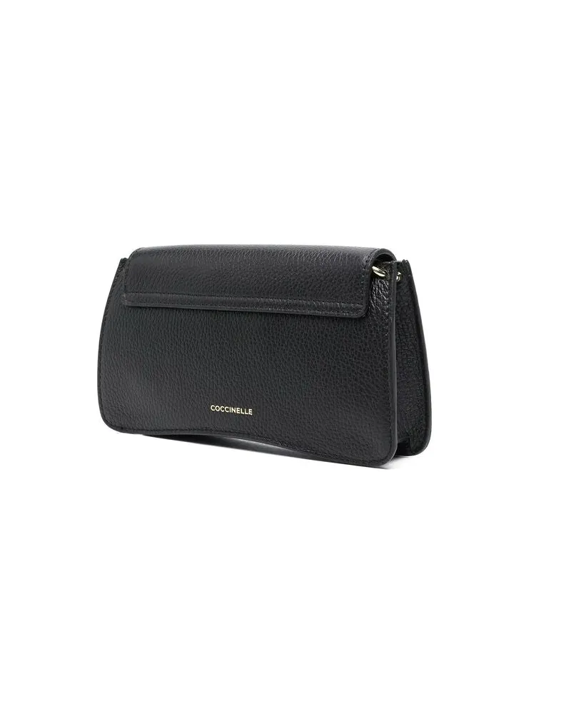Coccinelle Women's Crossbody Bag Black Cowhide Crossbody-bags Black