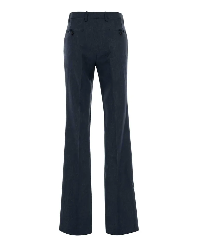 Etro Women's Blue Wool Pant B0112 Exterior: Pantaloni Trousers Navy