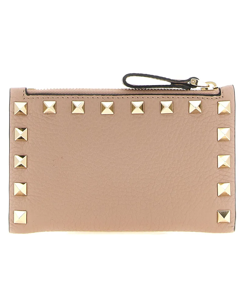 Valentino Garavani Rockstud Card Case — Pink Pink