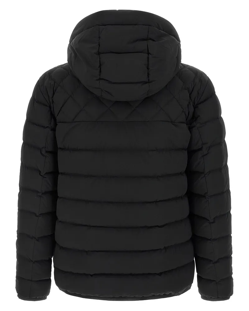 Mackage Men's Black Nylon Full-Length Jacket Clothing Black