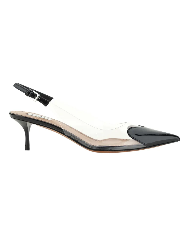 Alaïa Women's Pumps Le Coeur Black Leather Calf (bos Taurus) High Heel Shoes Black