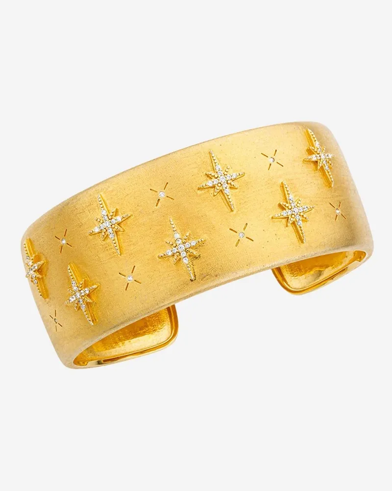 MYA BAY Women's Cuff Bracelet Awesome Diwali Gold Brass Gold