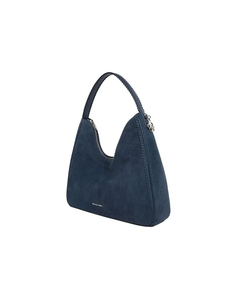 Michael Kors Women's Shoulder Bag Navy Leather Shoulder-bags Navy