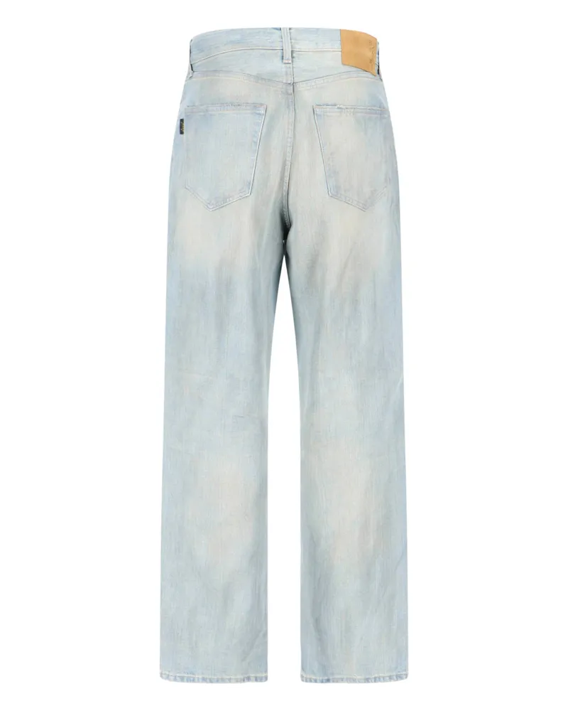 Haikure Men's Jeans Blue Cotton Blue