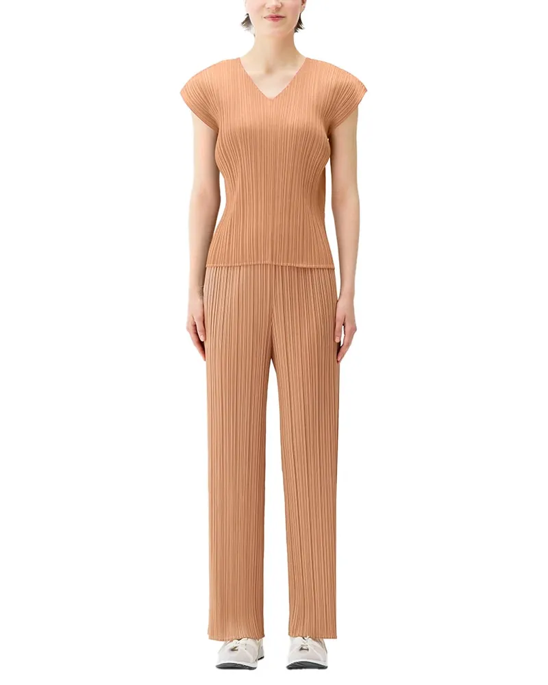 Issey Miyake Top — Beige Beige