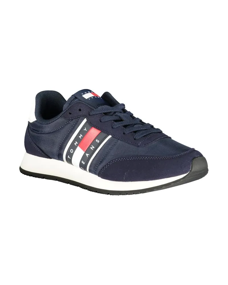Tommy Hilfiger Logo-Striped Sneaker — Navy Navy